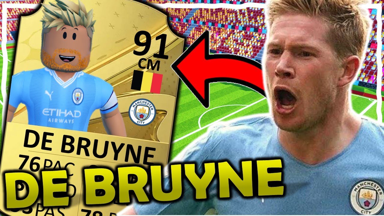 DE BRUYNE DO MANCHESTER CITY NO SUPER LEAGUE SOCCER ROBLOX
