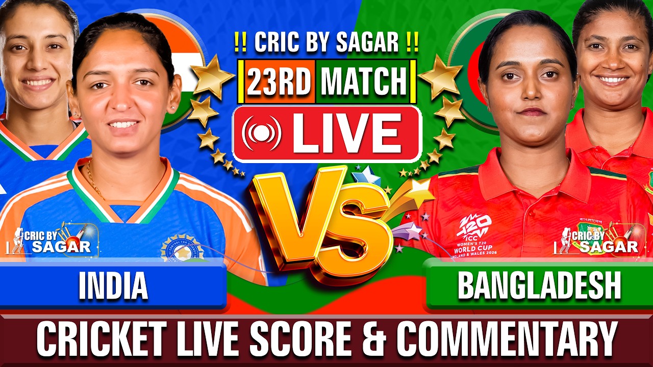 India Women vs Bangladesh Women | Cricket Live Score & Commentary | 25th Jun 2026