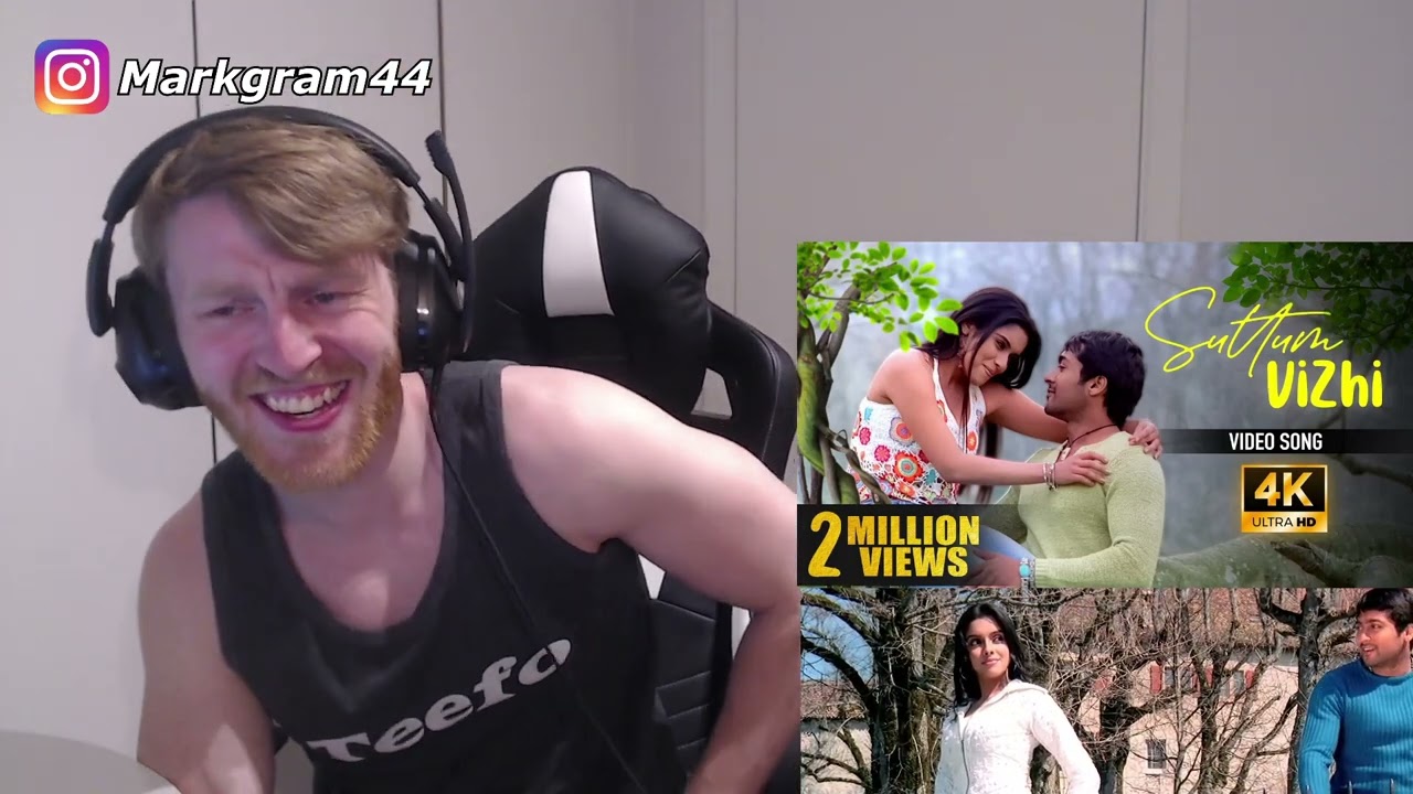 Ghajini: Suttum Vizhi Video Song | Suriya | Harris Jayaraj • Reaction By Foreigner
