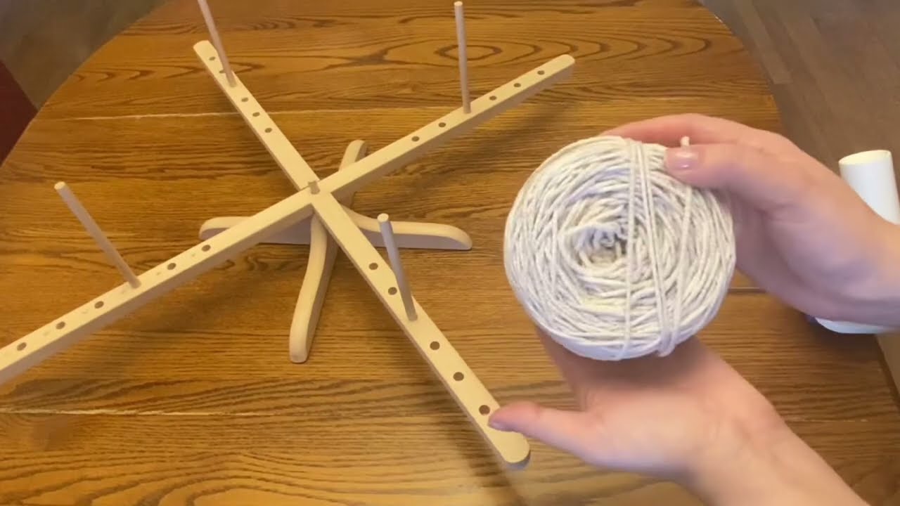 Wind Yarn With Me | Stanwood Needlecraft - Tabletop Amish Style Wooden Yarn Swift 