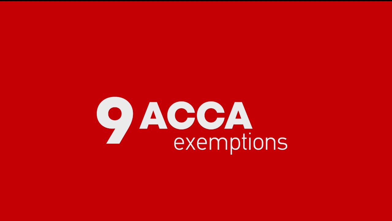 Level 6 in Accounting and Finance - 9 ACCA Exemptions