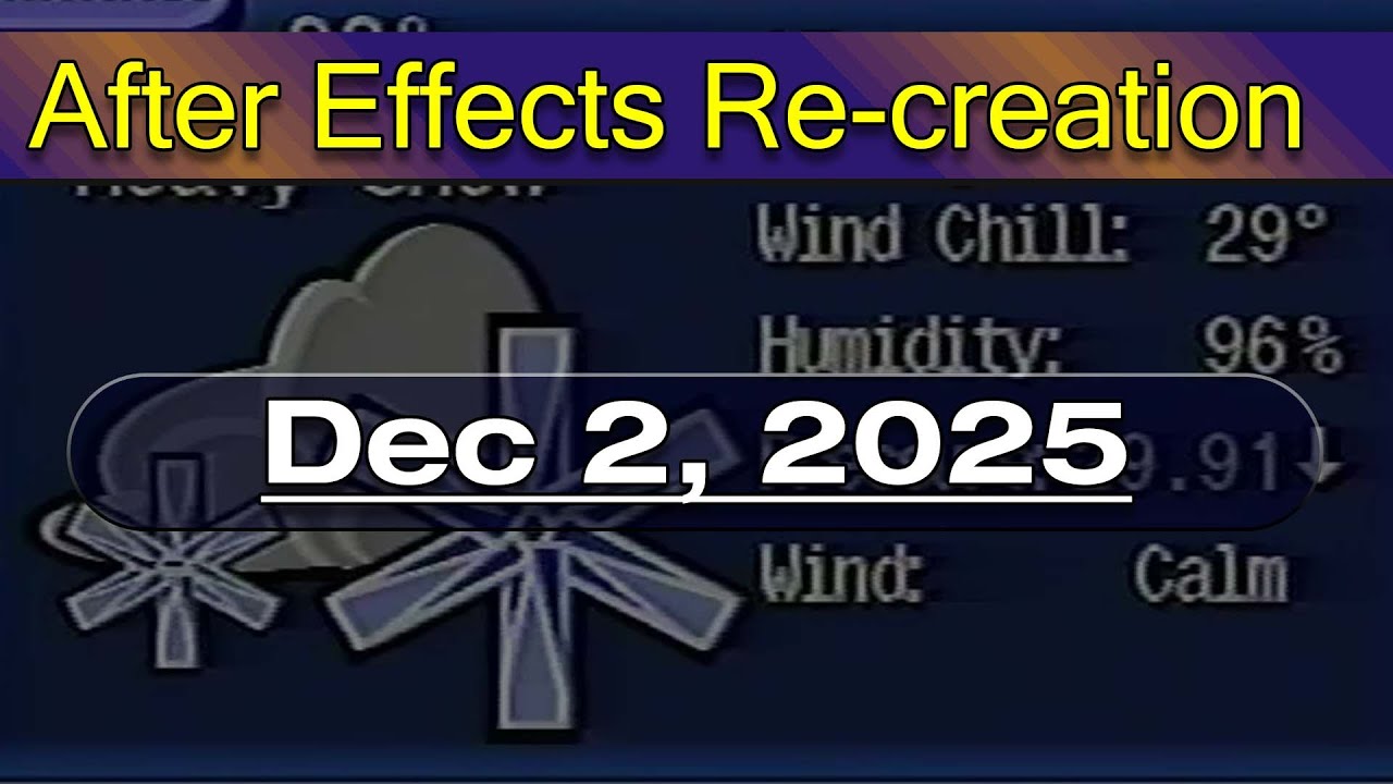 WeatherStar 4000 Re-creation - December 2, 2025