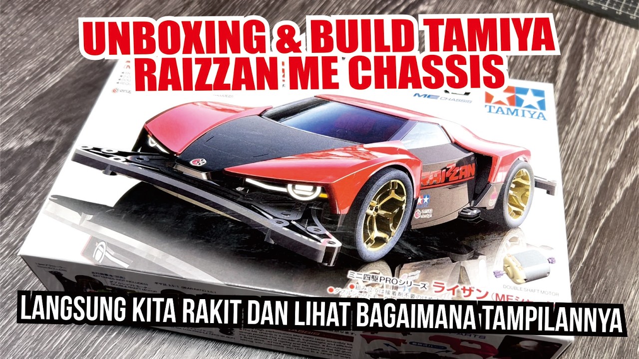 TAMPILANNYA KEREN! Rakit Tamiya Raizzan ME Chassis Terbaru