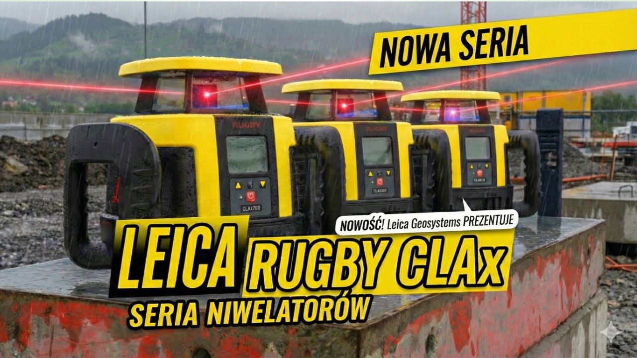 Nowe niwelatory laserowe - Leica Geosystems CLAx - Przegląd modeli