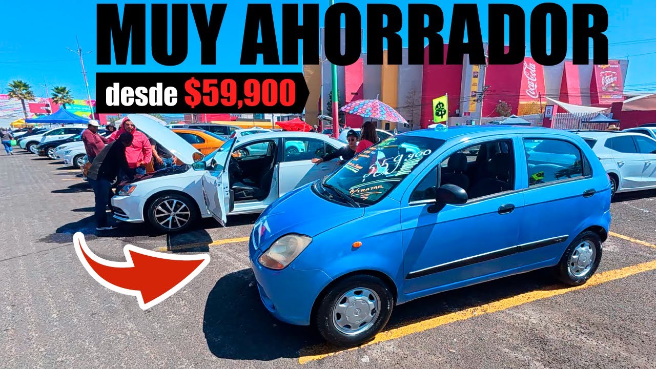 Autos MUY AHORRADORES desde $59,900 pesos, tianguis de autos de Pachuca Hidalgo !!