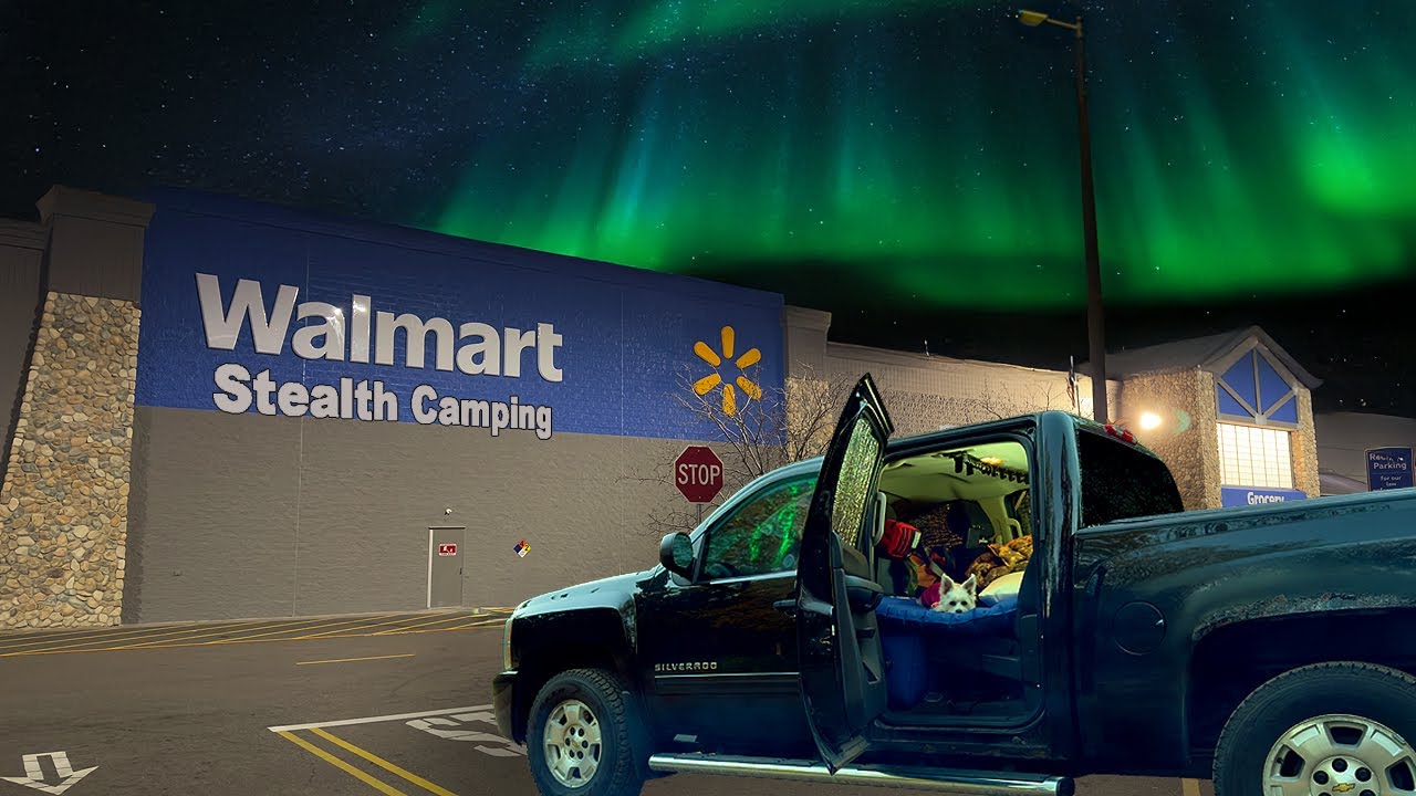 Кемпинг Stealth Truck в Walmart