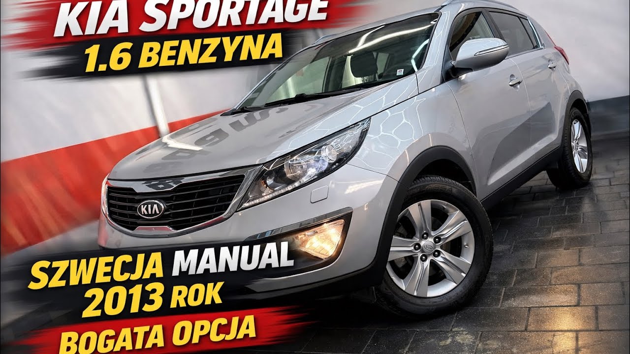 ✅ Kia Sportage 2013 1.6 GDI Benzyna | Bogata Wersja | Szwecja | Bezwypadkowa