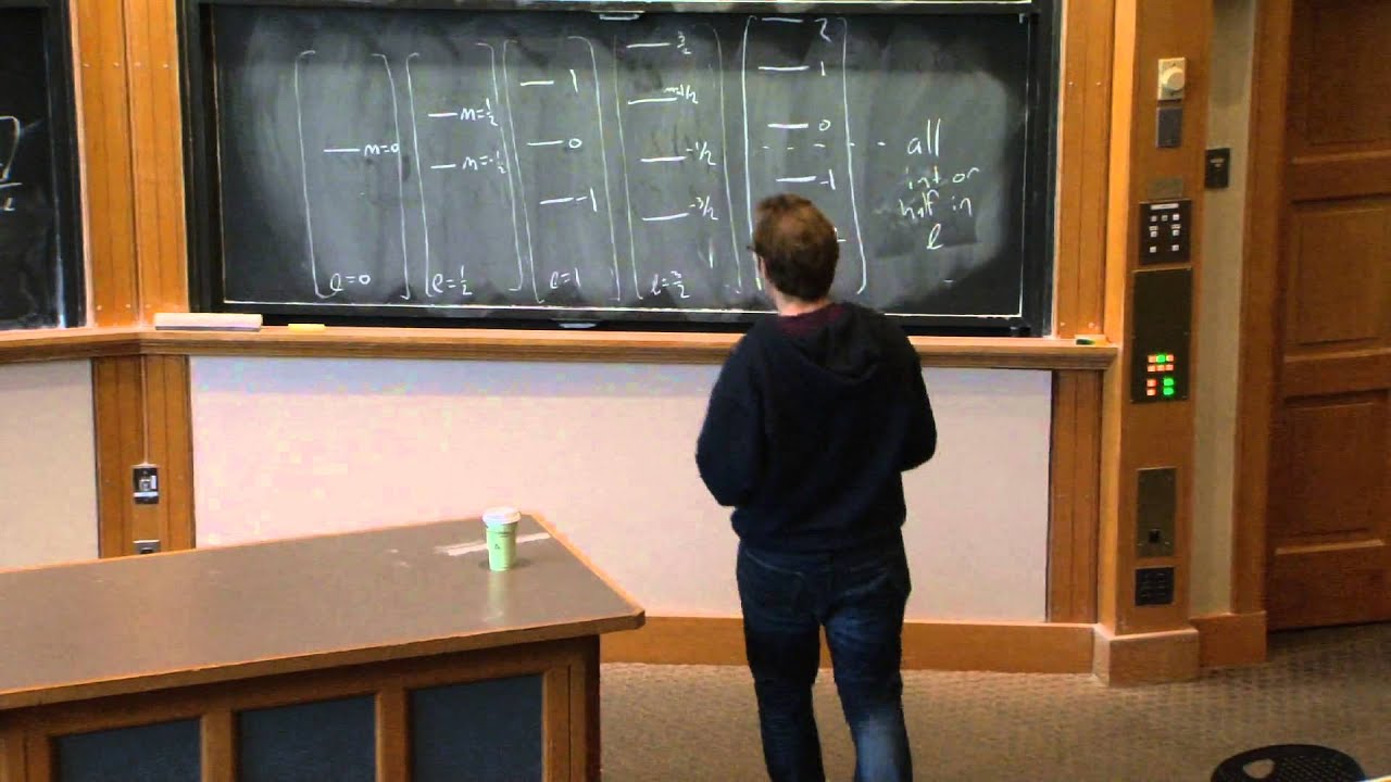 Lecture 16: Eigenstates of the Angular Momentum Part 2