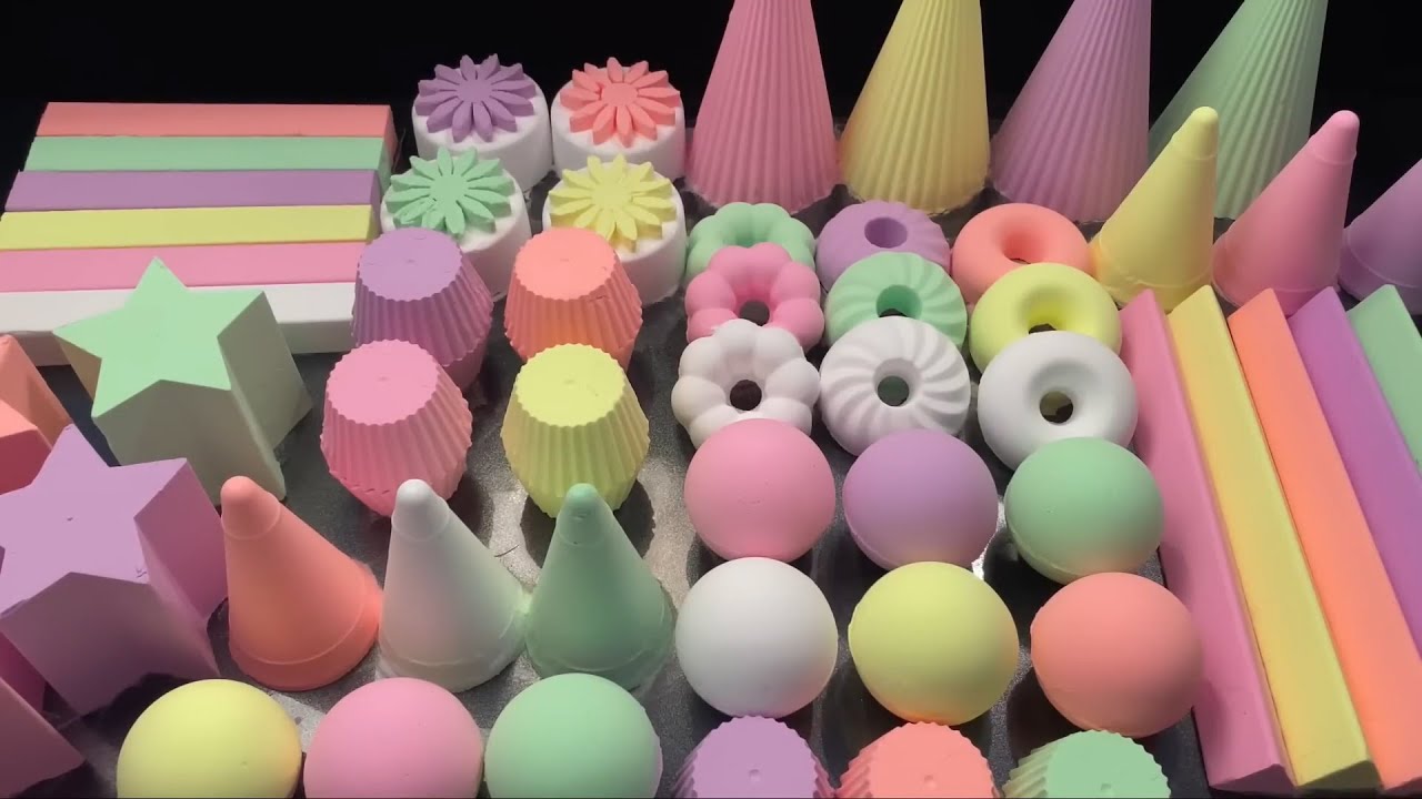 @Asmra9  PASTEL BAKING SODA SHAPES 🥰 40 MINUTES OF CRUNCHY EDITS