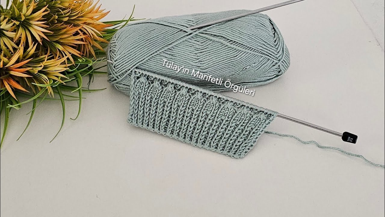 Свяжите жилет за три дня 🧶 Простая схема вязания на двух спицах
