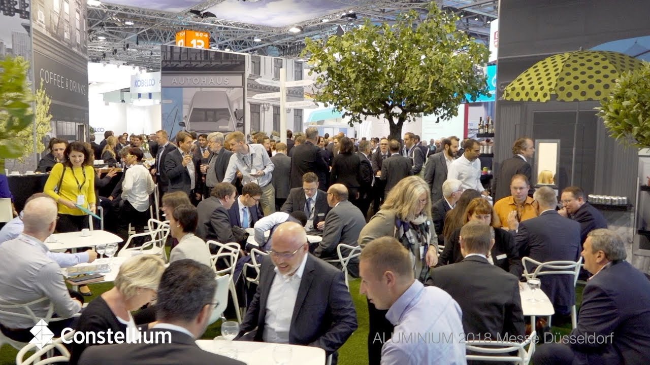 Video stand CONSTELLIUM - ALUMINIUM 2018 Messe D&uuml;sseldorf - iStandVideo