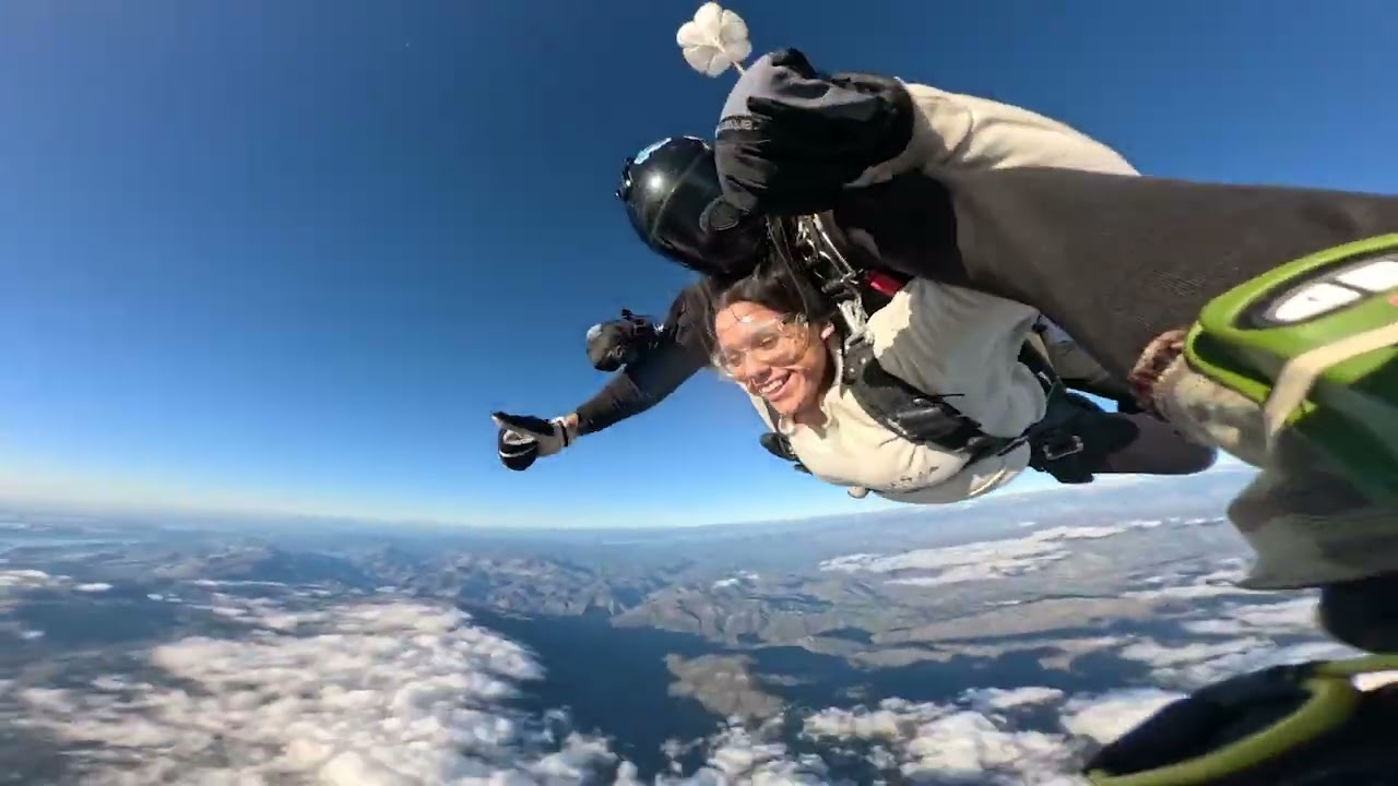 Helene Jumps At Skydive Yosemite!
