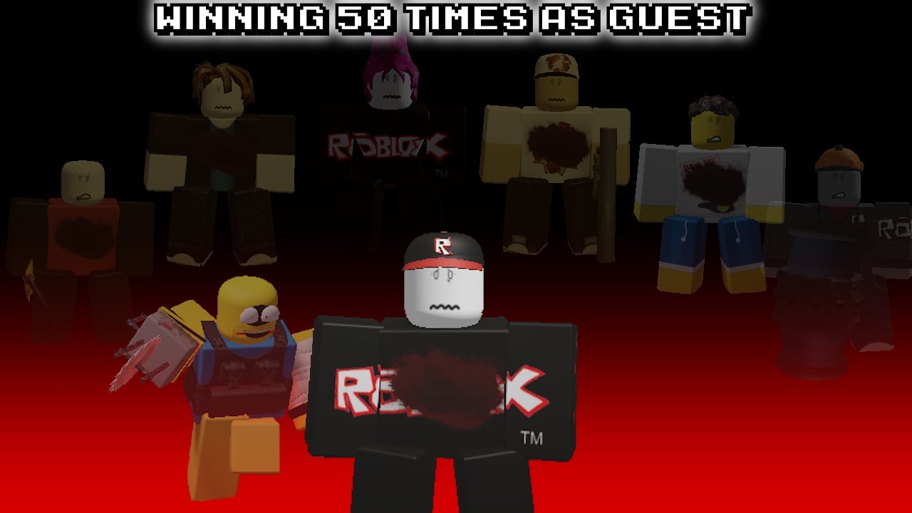 Winning 50 Times as Guest (The Robloxia: Until Dawn Remake)