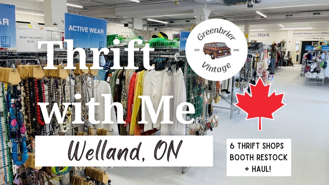 Thrift With Me in Welland ON | Goodwill, Value Village & More + Haul | Vintage Seller | Canada