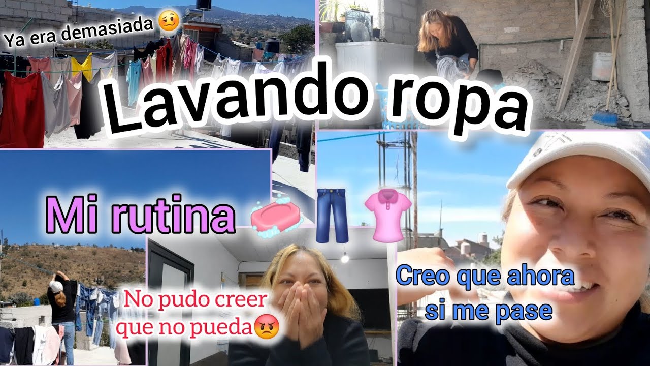 Mi rutina de lavado de ropa 🧼👚👕no puedo creer que me cueste tanto trabajo🤦‍♀️😡ahora si me pase🤷‍♀️🫤