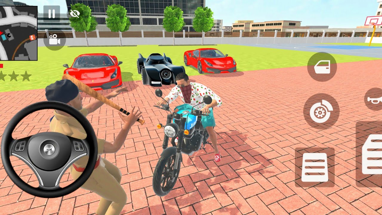 Franklin Buy 1️⃣ Batman Car and 2️⃣ Ferrari in Indian thept auto simulator Gameplay 🎮