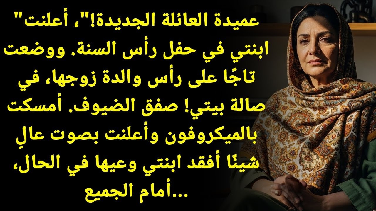 ربّة الأسرة الجديدة! أعلنت ابنتي ووضعت التاج على رأس حماتها... لن تصدقوا ماذا حدث!