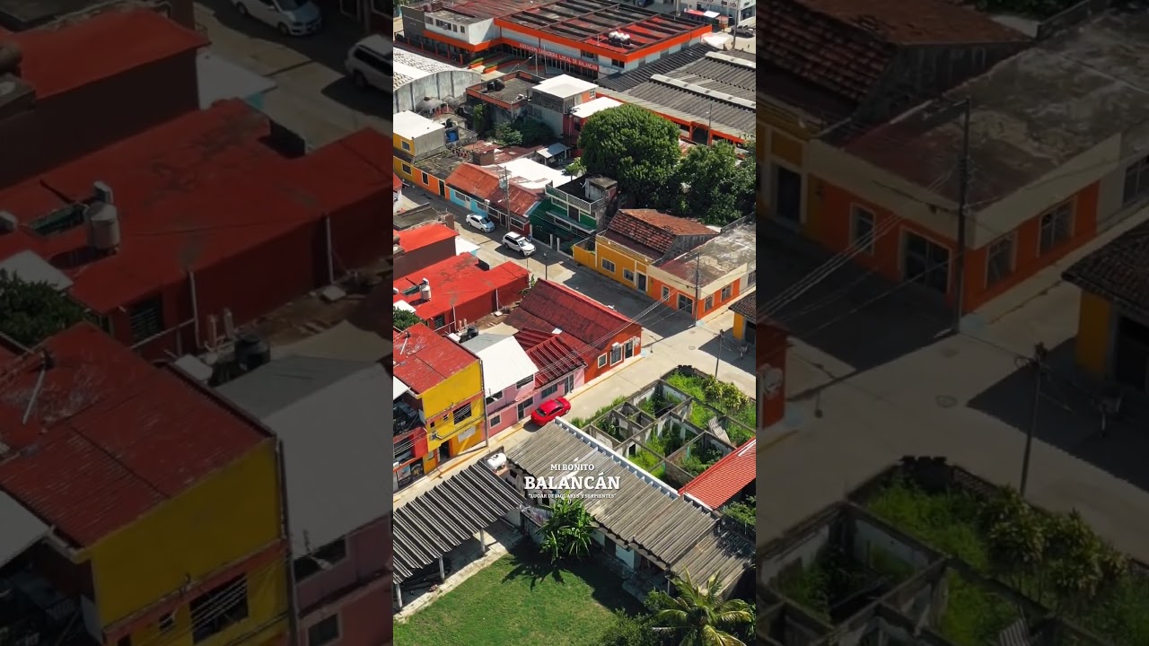 Balanc&aacute;n Tabasco colonia centro #drone #turismo #dji