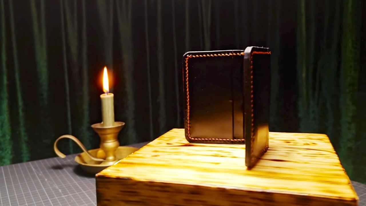 Premium Leather Wallet Making Of - Handmade in Finland