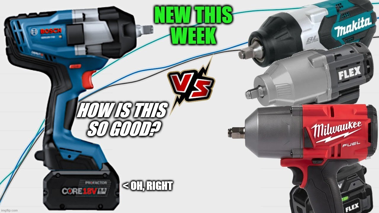 Bosch's New PROFACTOR Beats Up On a Whole Lotta High Torques: GDS18V-740N