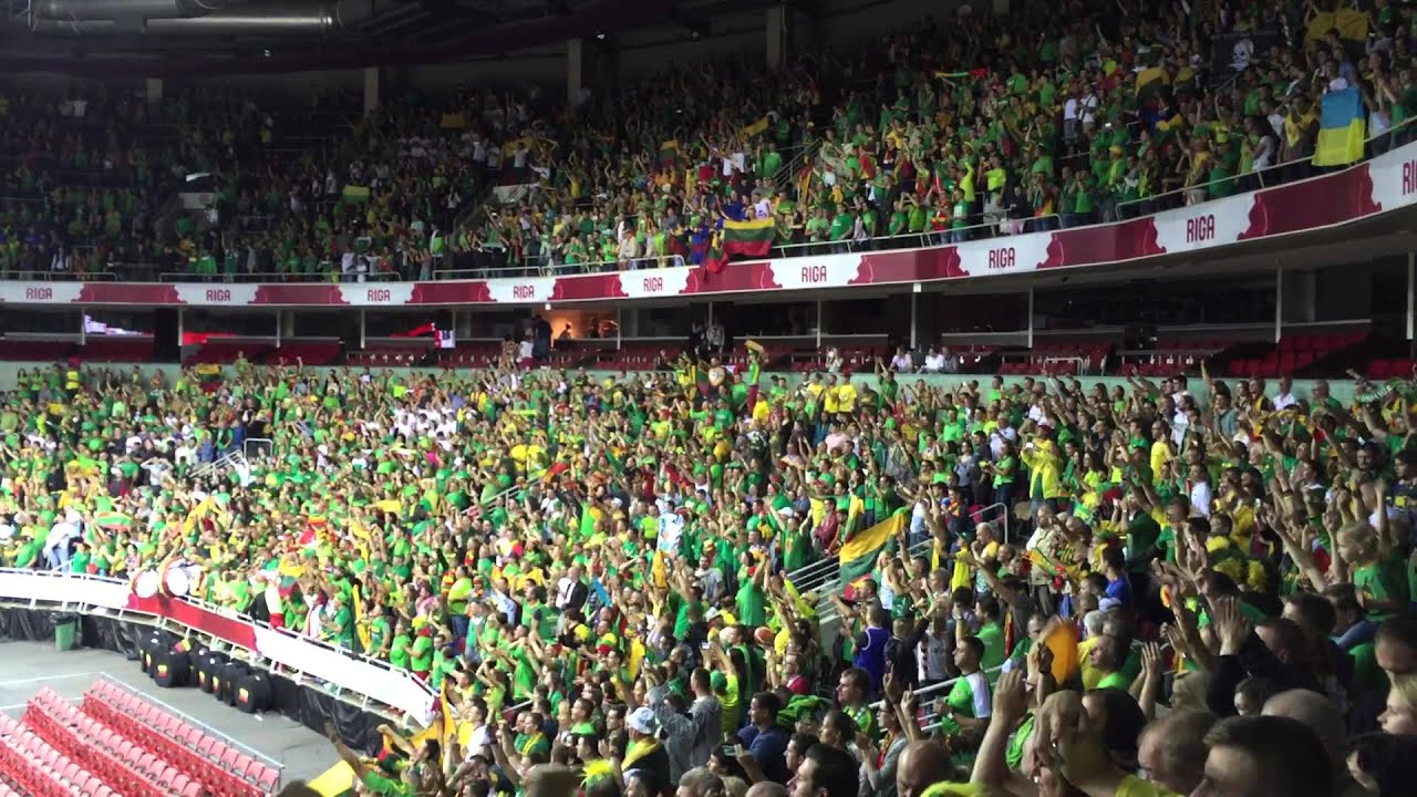 3 Milijonai by Lithuania basketball fans @ Arena Riga. Eurobasket 2015