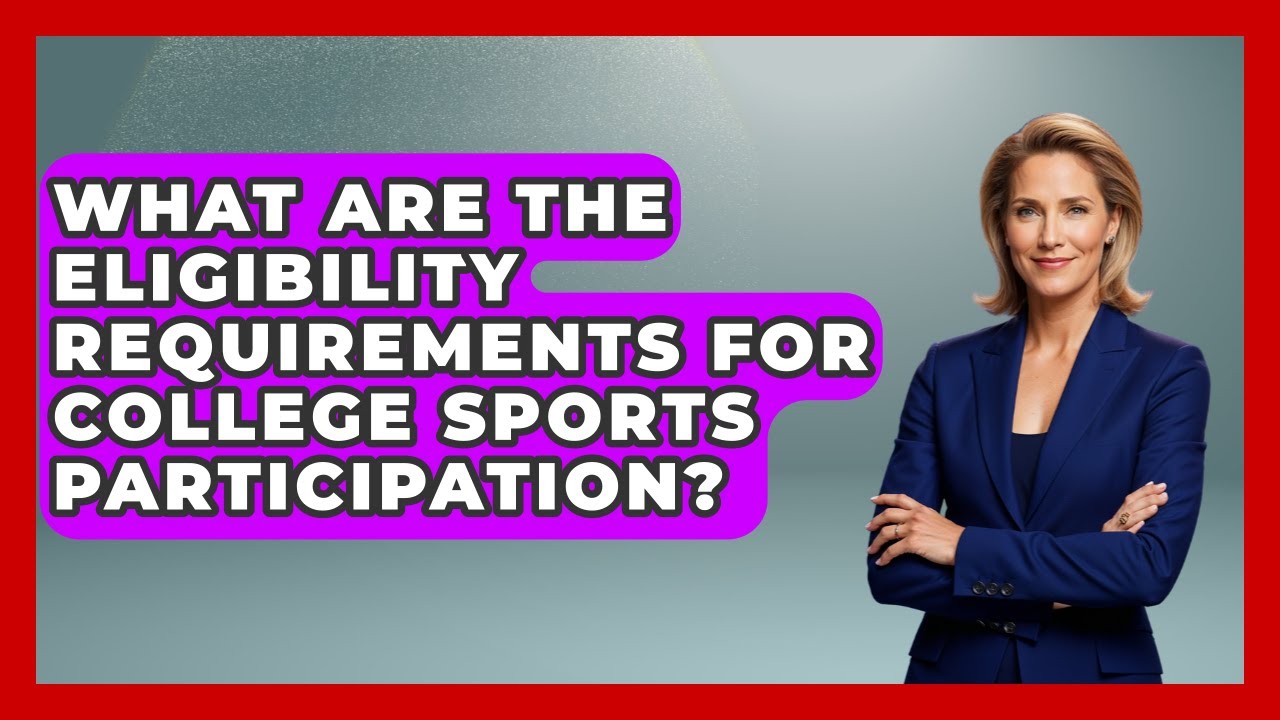 What Are the Eligibility Requirements for College Sports Participation?