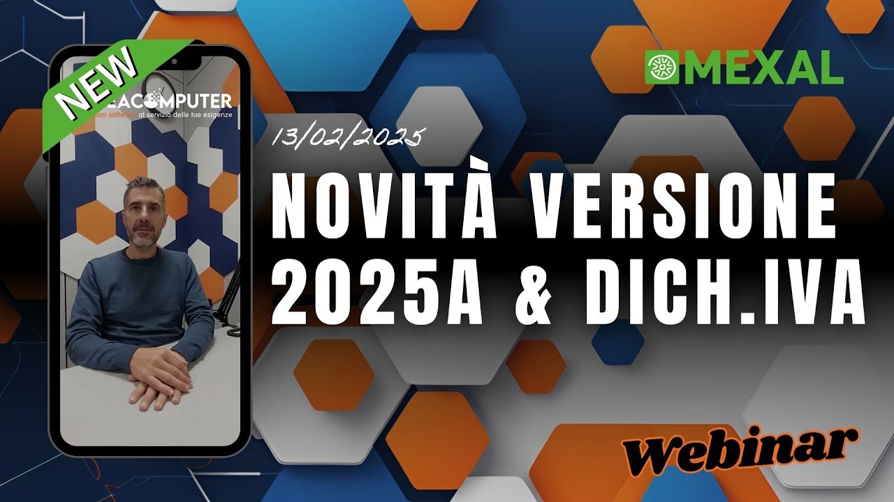 Webinar Passepartout Mexal: NOVITÀ VERSIONE 2025A + Dichiarazione IVA e CU - Guida Completa 2025