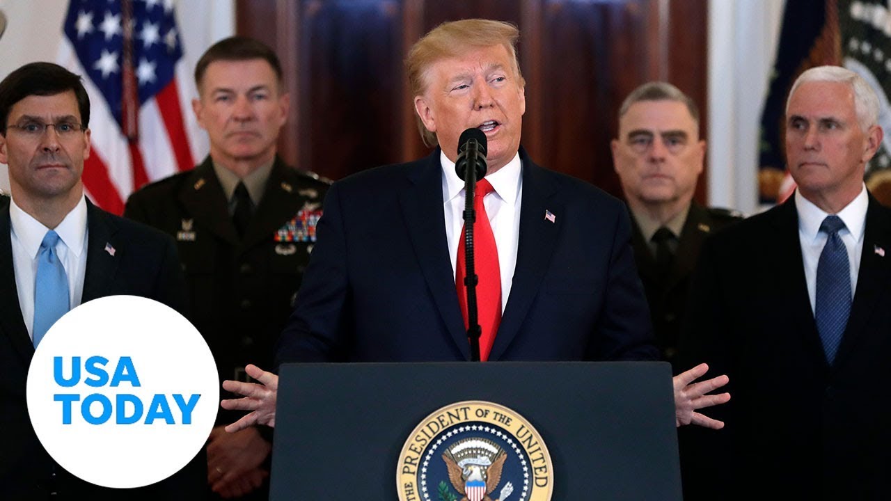 President Trump on Iran launching a missile attack | USA TODAY