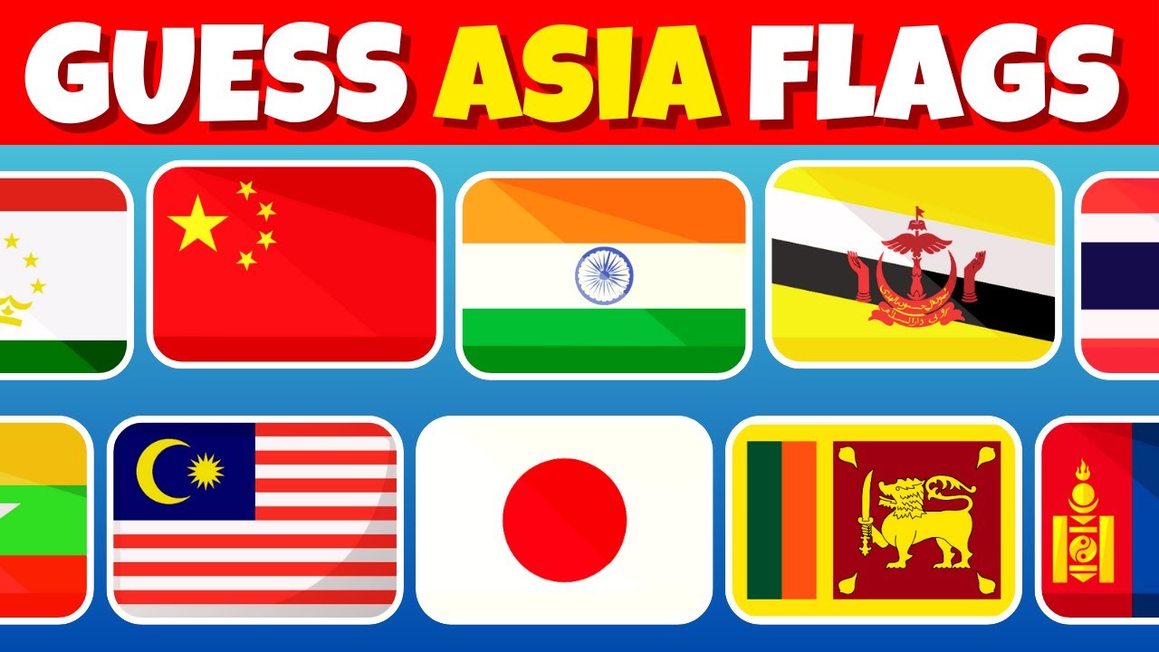 Guess the Flag: Asia Edition 🌍 | Fun Quiz Challenge