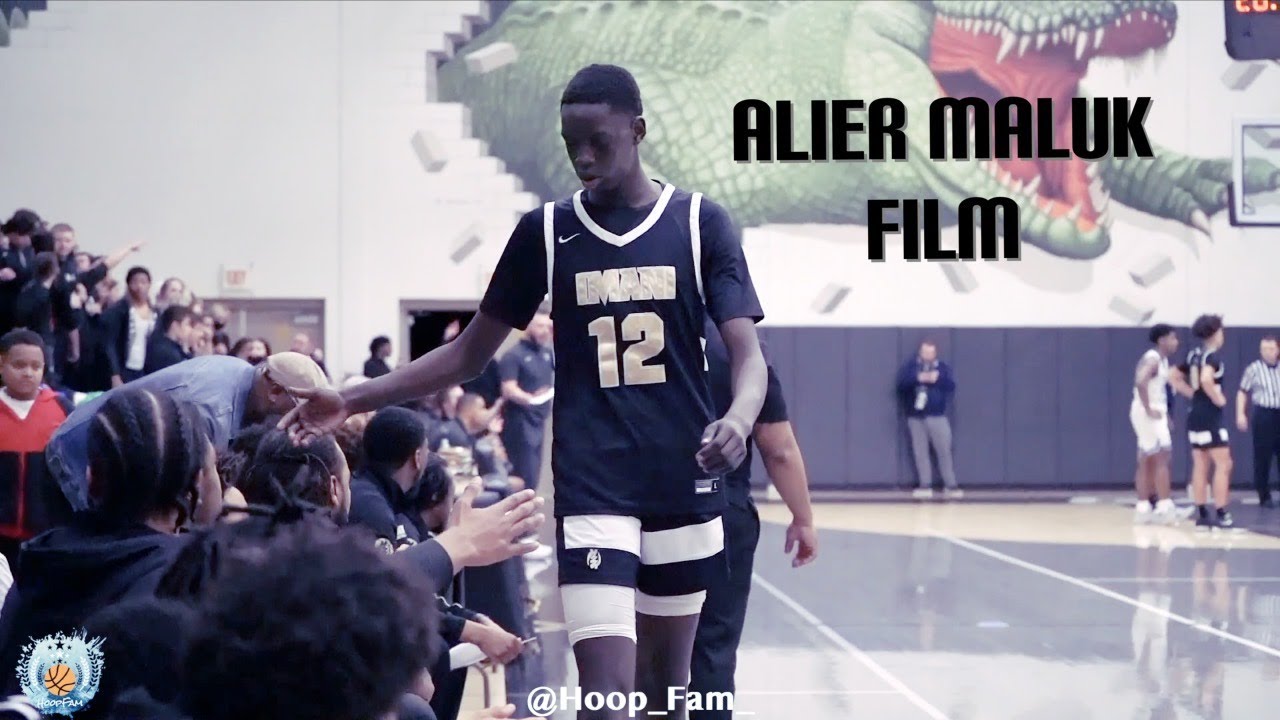'25 6'11 Alier Maluk Top Freshman, Full High School Season Film‼️