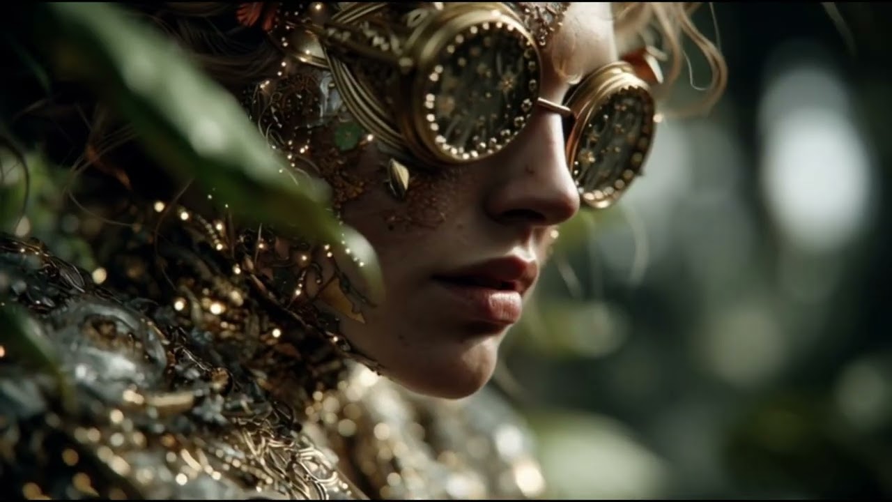 When Nature Meets Machines | Eco-Steampunk & Art Nouveau Visuals 🌿⚙️ AI Short Film (4K)