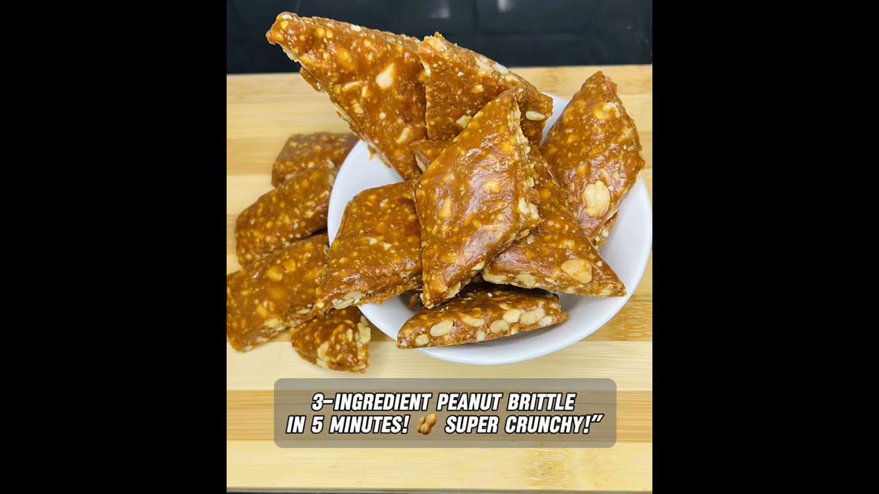 The Easiest Peanut Brittle Recipe (Perfect Crunch Every Time!)” NKATE CAKE ❤️✨