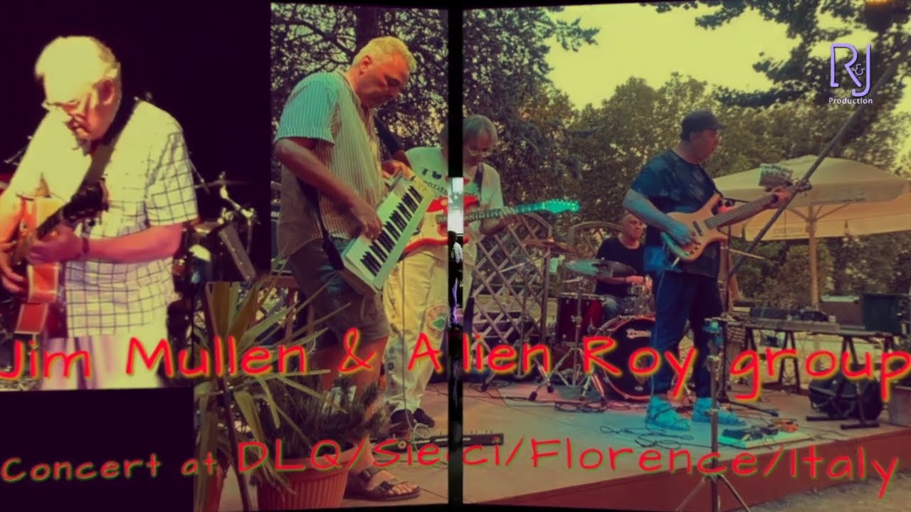 Jim Mullen with Alien Roy group live at DLQ (Sieci / Florence / Italy) 2023 - 2/4