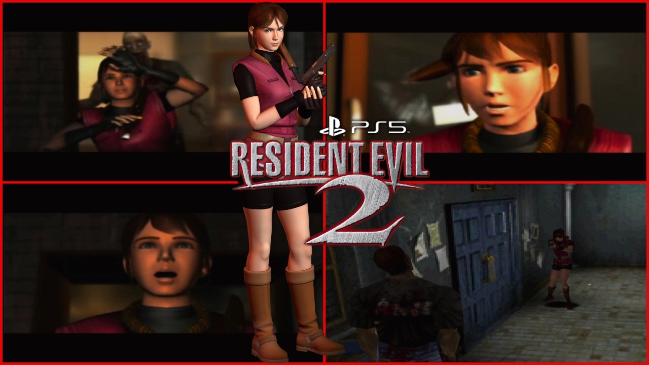 Resident Evil 2 1998 PS5 Claire Scenario A Casual Playthrough Part 1