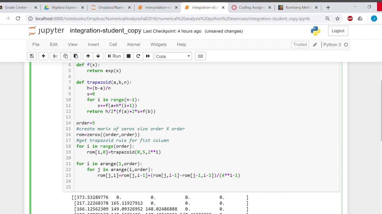 Romberg Integration