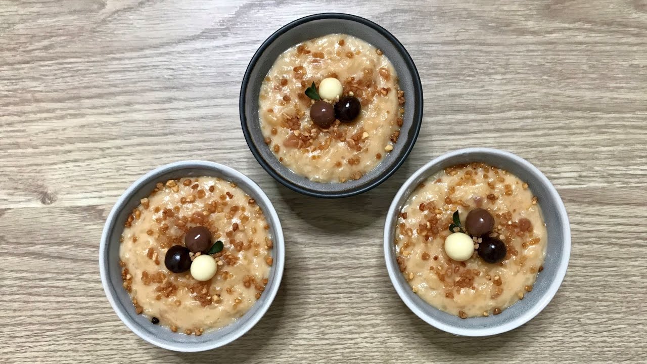 Cómo hacer ARROZ CON LECHE de TURRÓN ¡POSTRE cremoso y muy Fácil! 🤤