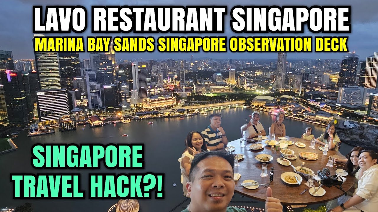 Travel Hack at LAVO ITALIAN RESTAURANT AND ROOFTOP BAR in MARINA BAY SANDS SINGAPORE