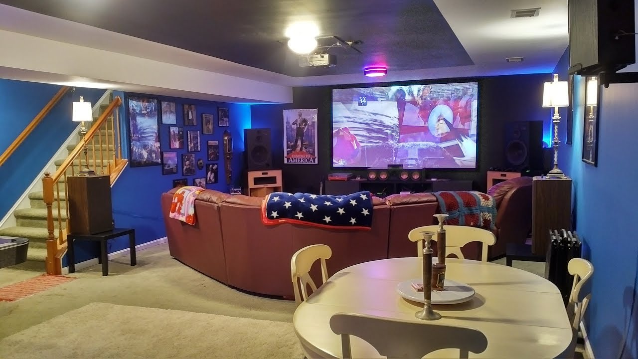 Movie room tour update 2018