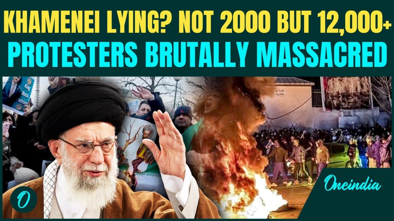 Iran Protests BREAKING: 12000+ Iranians BRUTALLY KILLED By Khamenei&rsquo;s Forces? Iran&rsquo;s Lies EXPOSED