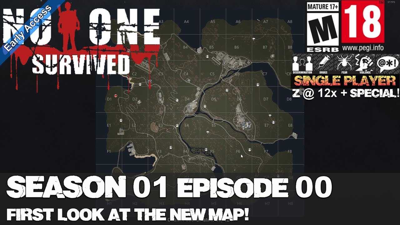 No One Survived SP (Season 01 Episode 00) First look at the new Map! (Update 0.0.6.0)