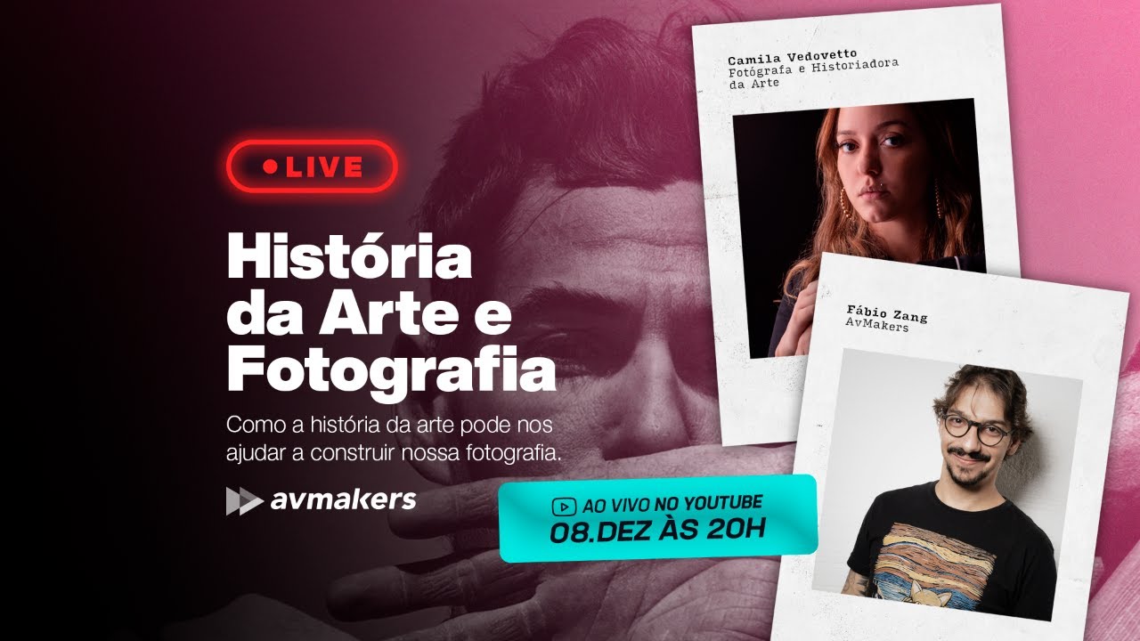 LIVE | História da Arte na Fotografia - Fabio Zang e Camila Vedovetto