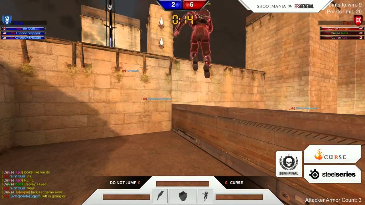 Curse ShootMania Invitational: Semi-Final - Curse vs Do Not Jump
