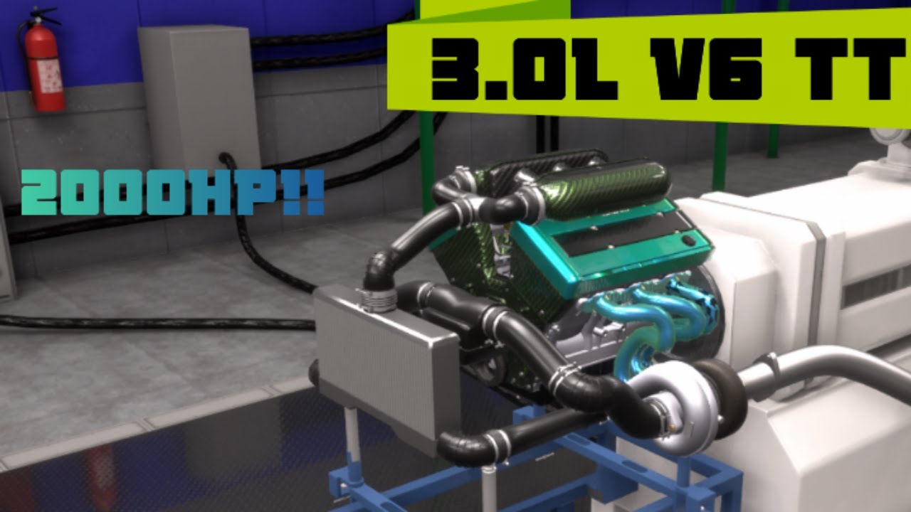 The most POWERFUL 60-degree 3.0L V6 i have built - Automation the car company tycoon