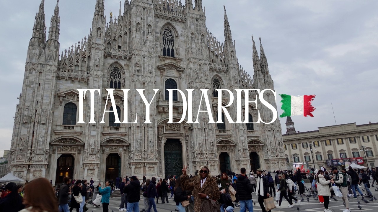 Landing in Italy 🇮🇹 | Milan Cathedral, Galleria & Dolce & Gabbana Dinner | Part 1