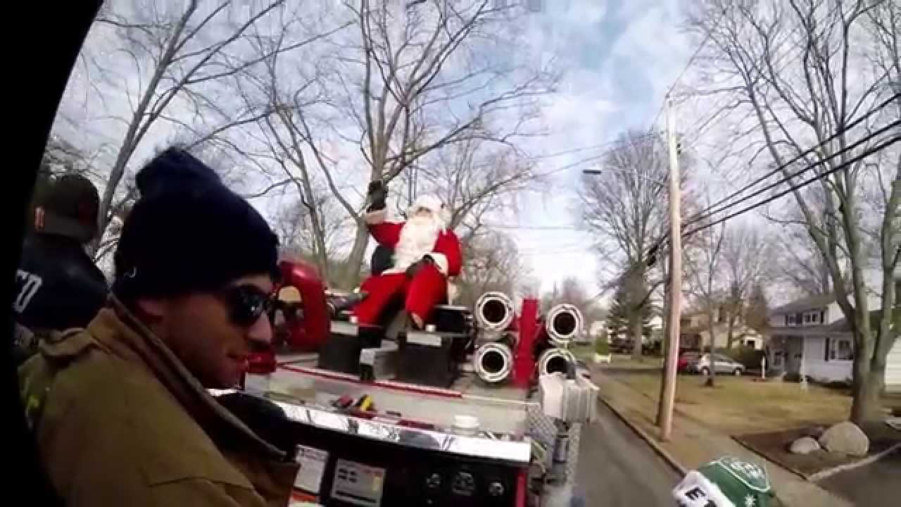 Bay Shore Fire Department Hose Company Santa Run 2013