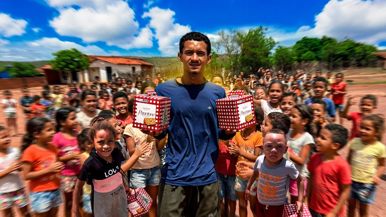 100 PANETONES PARA 100 CRIANÇAS CARENTES
