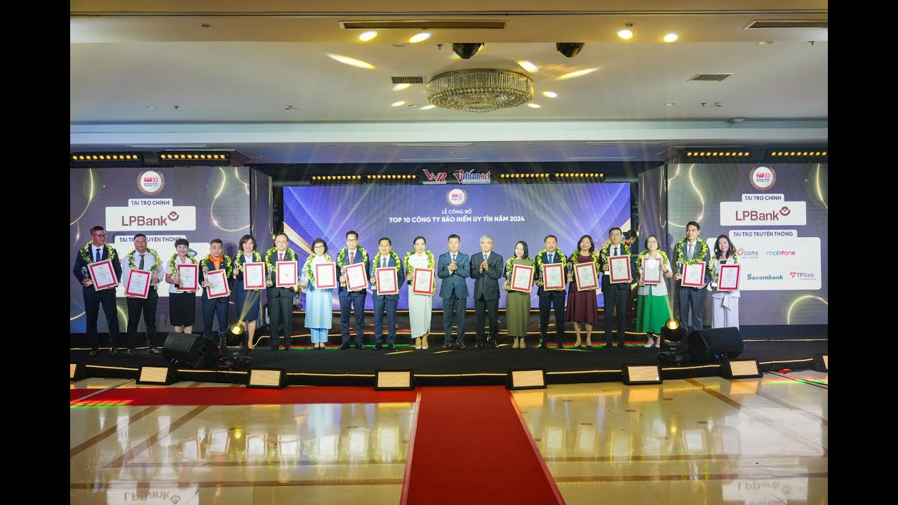 Bảo hiểm PVI xuất sắc dẫn đầu Top 10 c&ocirc;ng ty Bảo hiểm phi nh&acirc;n thọ uy t&iacute;n năm 2024