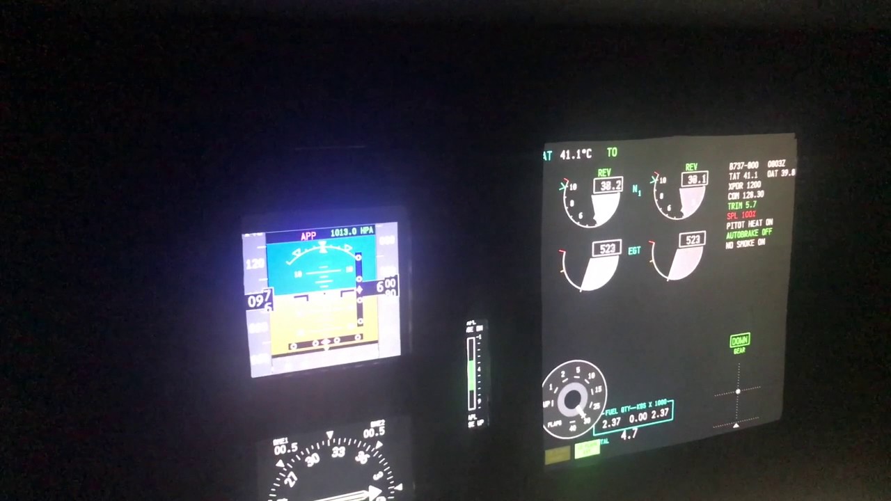 Sim 737 - P3D V3 UK2000 scenery tests