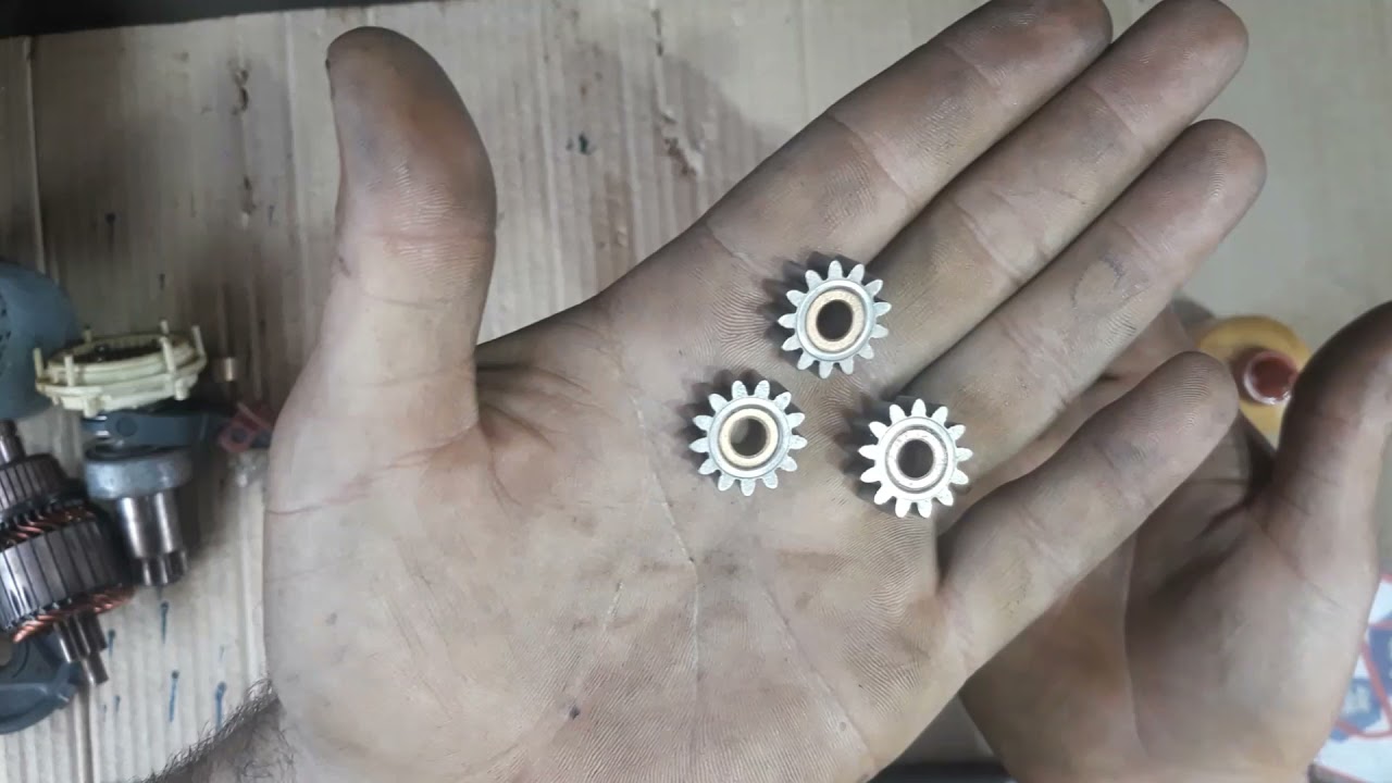 manutencao de um motor  de arranque vw santana!