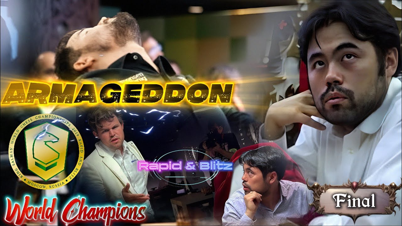 FINAL!!! Magnus Vs Hikaru Nakamura || World Rapid and Blitz Chess Champions 